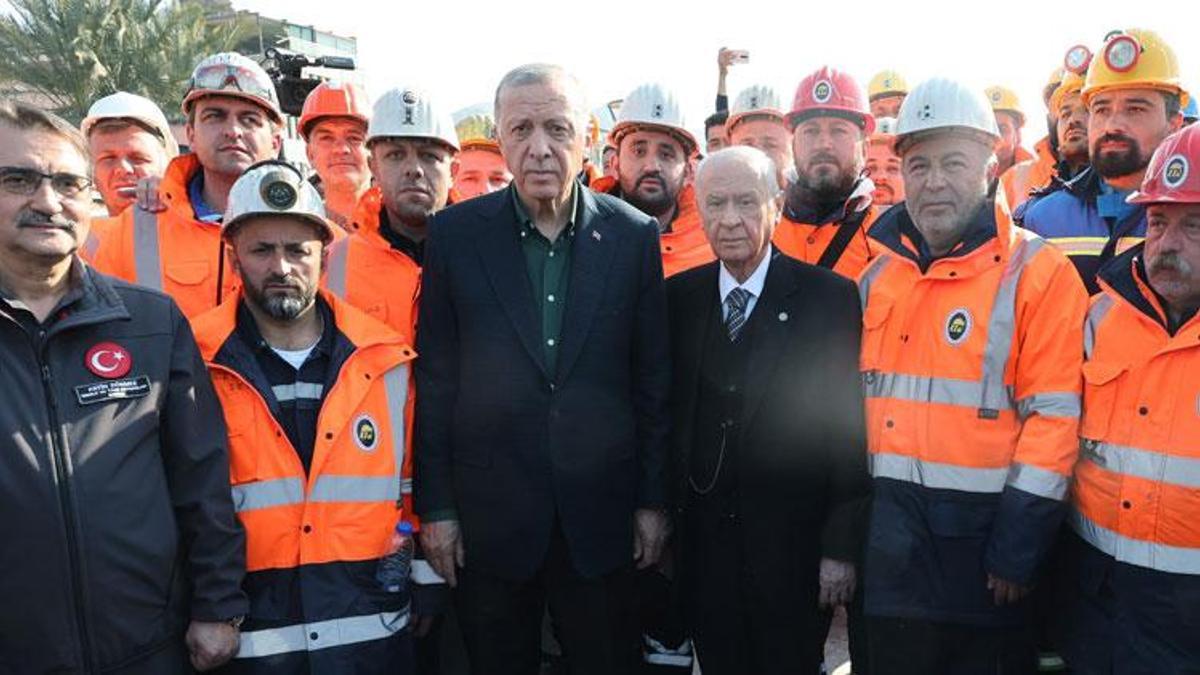 Cumhurbaşkanı Erdoğan ve Bahçeli Hatay'da