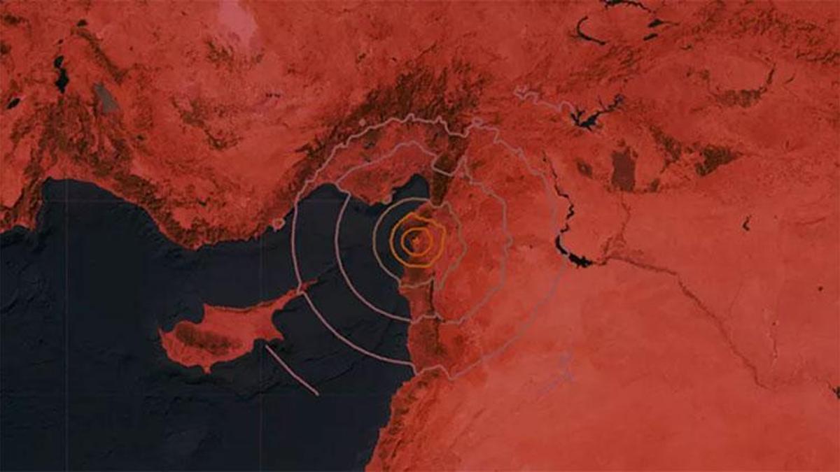Hatay'da 6.4 büyüklüğünde deprem! 5 ülkede hissedildi