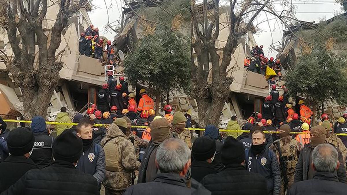 Hatay Gazi Mahallesi’ndeki enkazdan 3 cenaze çıkartıldı