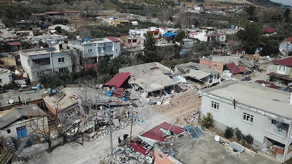 Gaziantep- Fay hattı üzerine kurulu köy depremde yerle bir oldu