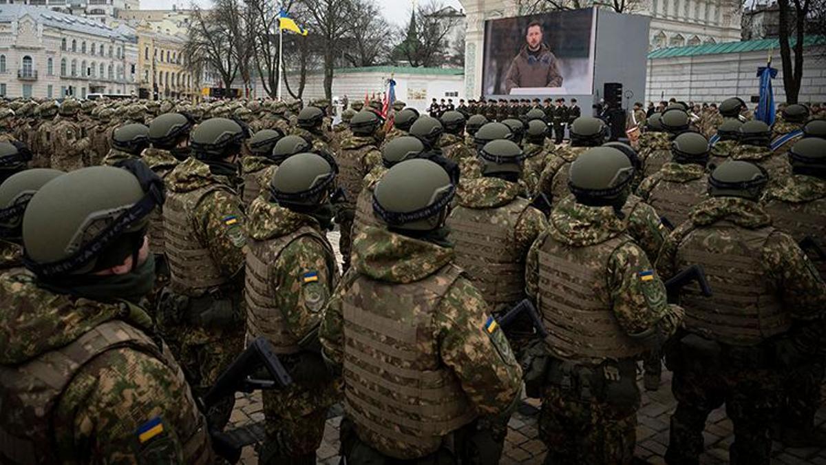 Zelenskiy, Rusya-Ukrayna savaşının yıldönümünde halka moral verdi
