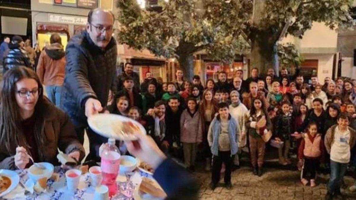 Seksenler dizisi ekibinden depremzedelere moral yemeği!