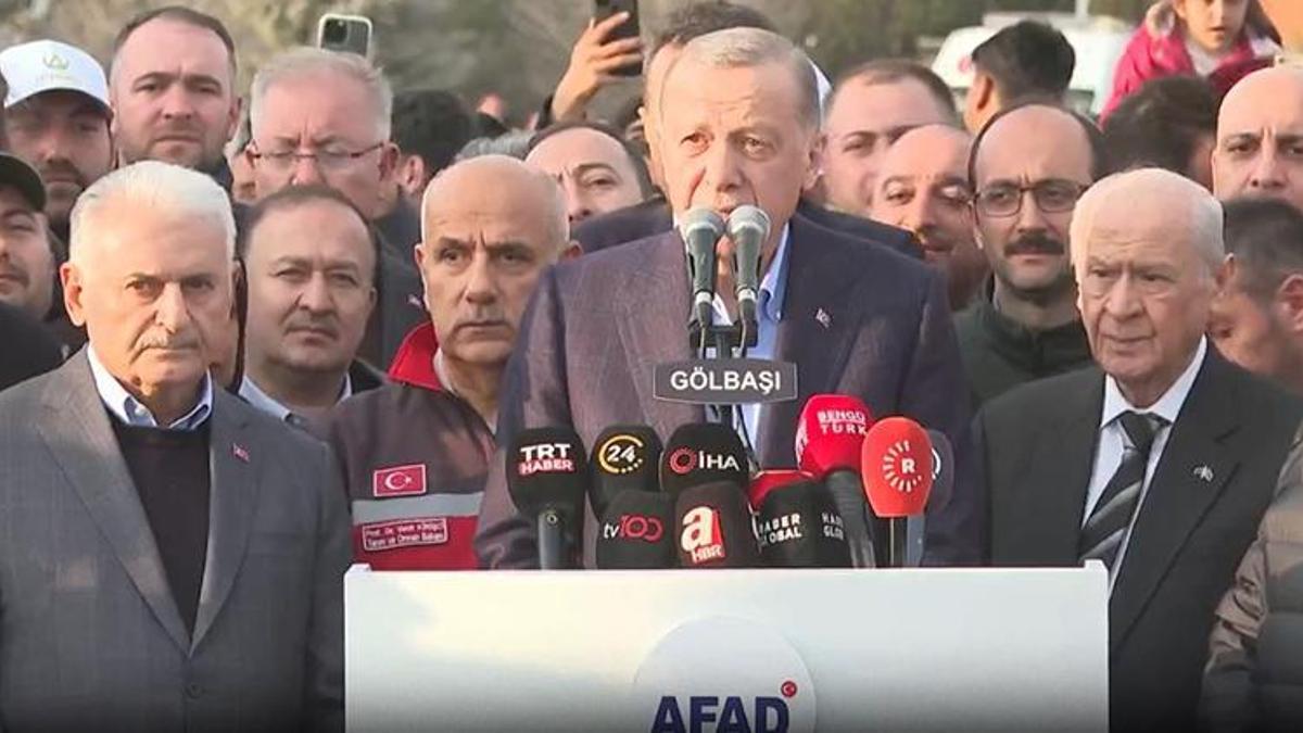 Cumhurbaşkanı Erdoğan Adıyaman'da: Şehirleri 1 yılda ayağa kaldıracağız