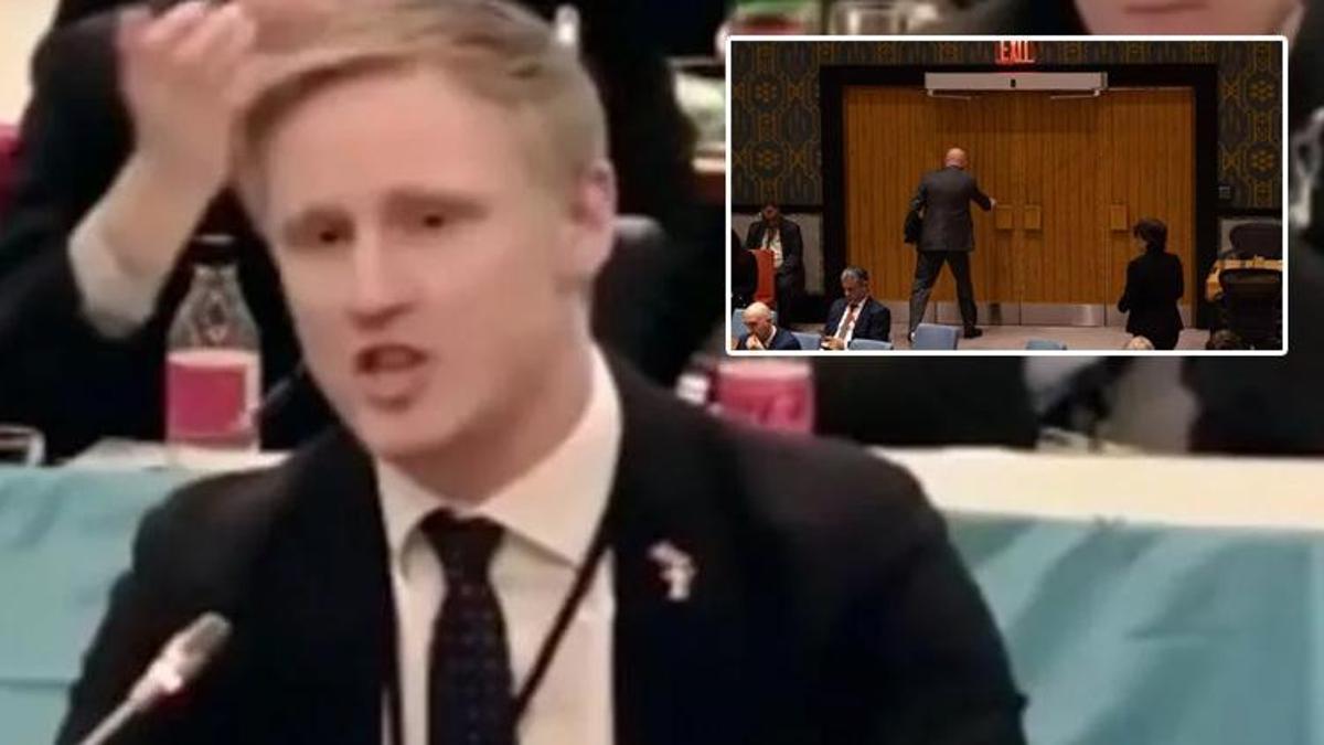Letonyalı politikacı Rus heyete küfür etti! Salon bir anda alkışlamaya başladı