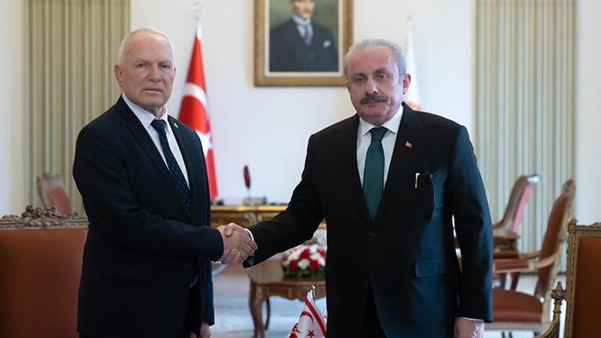 TBMM Başkanı Şentop, KKTC'li mevkidaşı ile görüştü