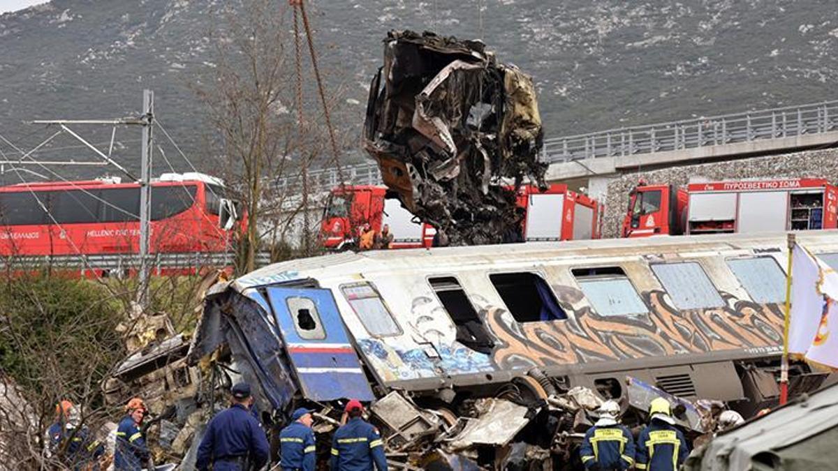 Yunanistan'daki tren kazasında ölü sayısı 57’ye yükseldi