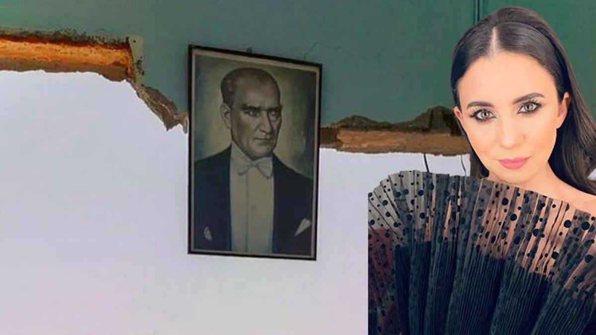 Karsu yıkılan evi paylaştı: Halamın evindeki duvardan düşmeyen tek fotoğraf
