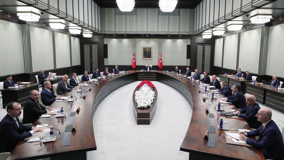 Kabine, Cumhurbaşkanı Erdoğan başkanlığında toplandı
