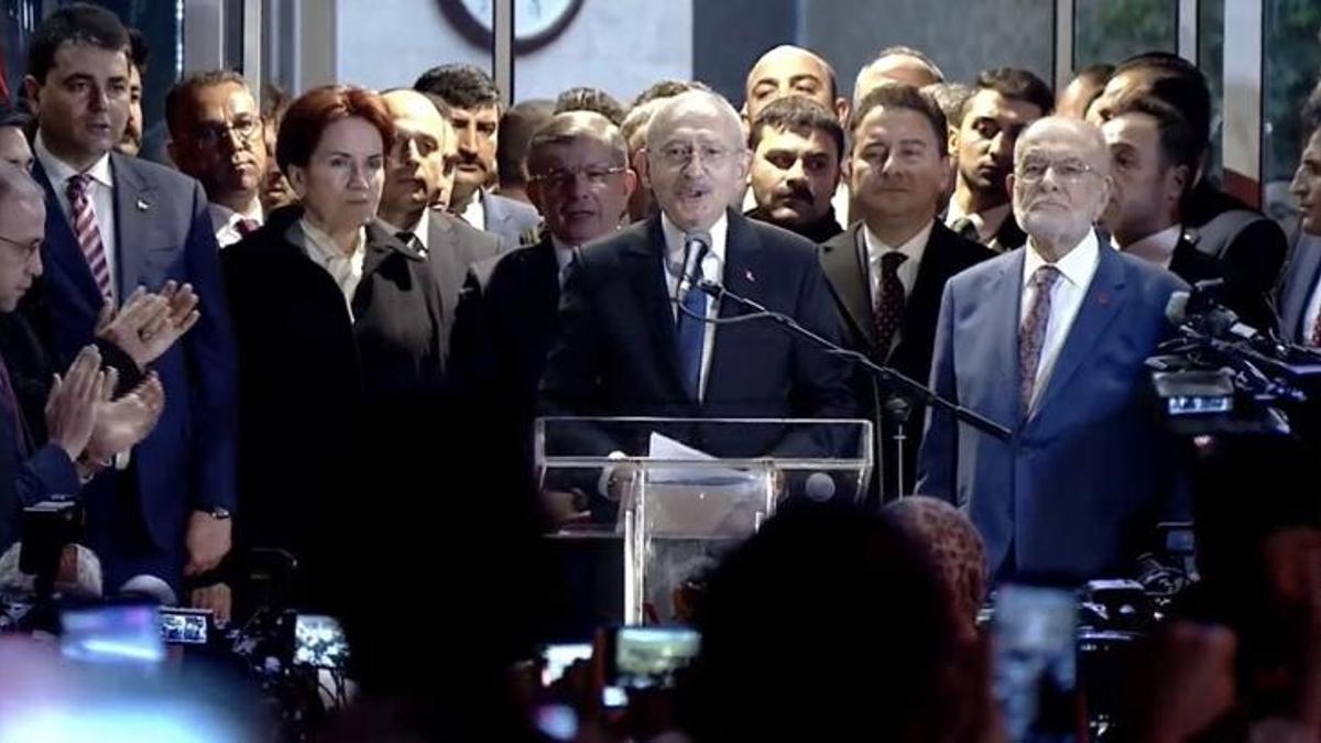 Kemal Kılıçdaroğlu, Millet İttifakı'nın cumhurbaşkanı adayı oldu