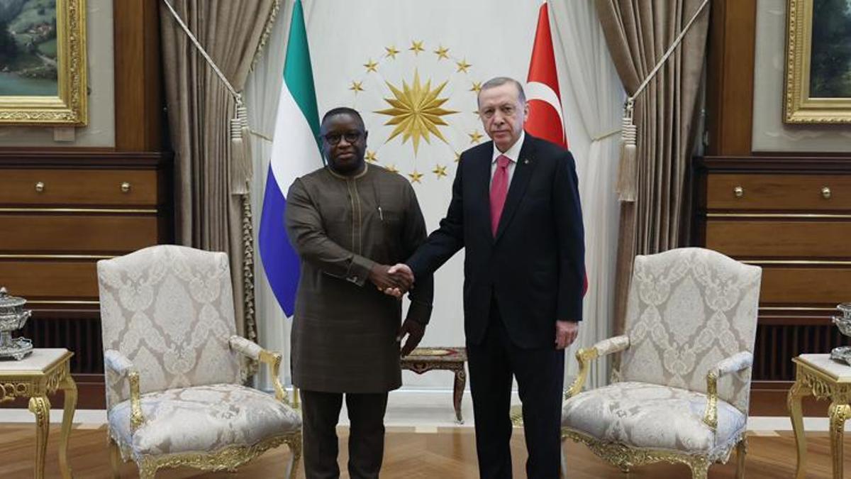 Cumhurbaşkanı Erdoğan, Sierra Leone Cumhurbaşkanı ile görüştü