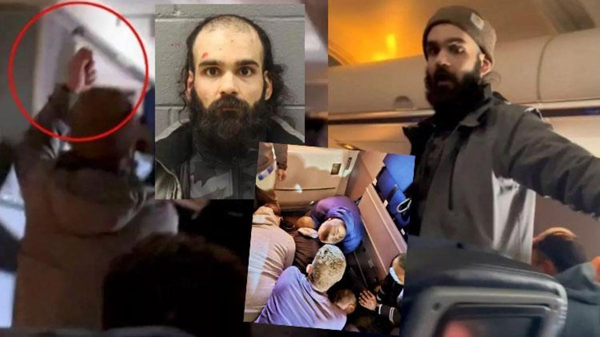 Seyir halindeki yolcu uçağında büyük panik! Acil çıkış kapısını açmaya çalışınca olanlar oldu...