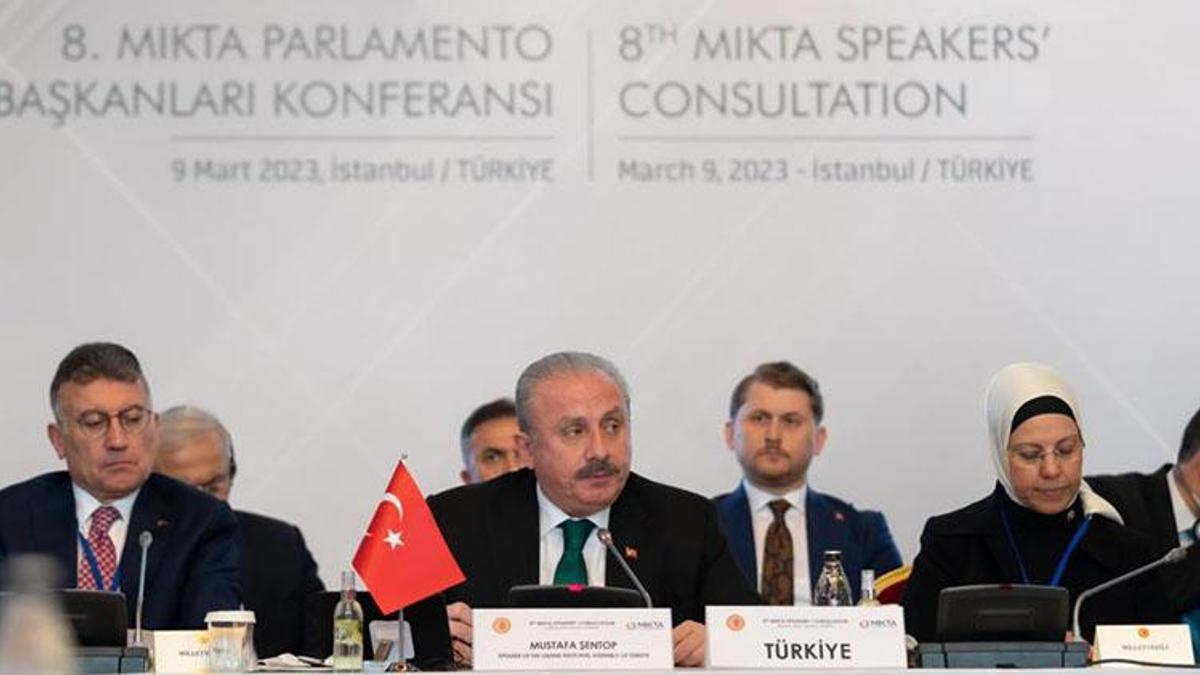 TBMM Başkanı Şentop MIKTA konferansında konuştu