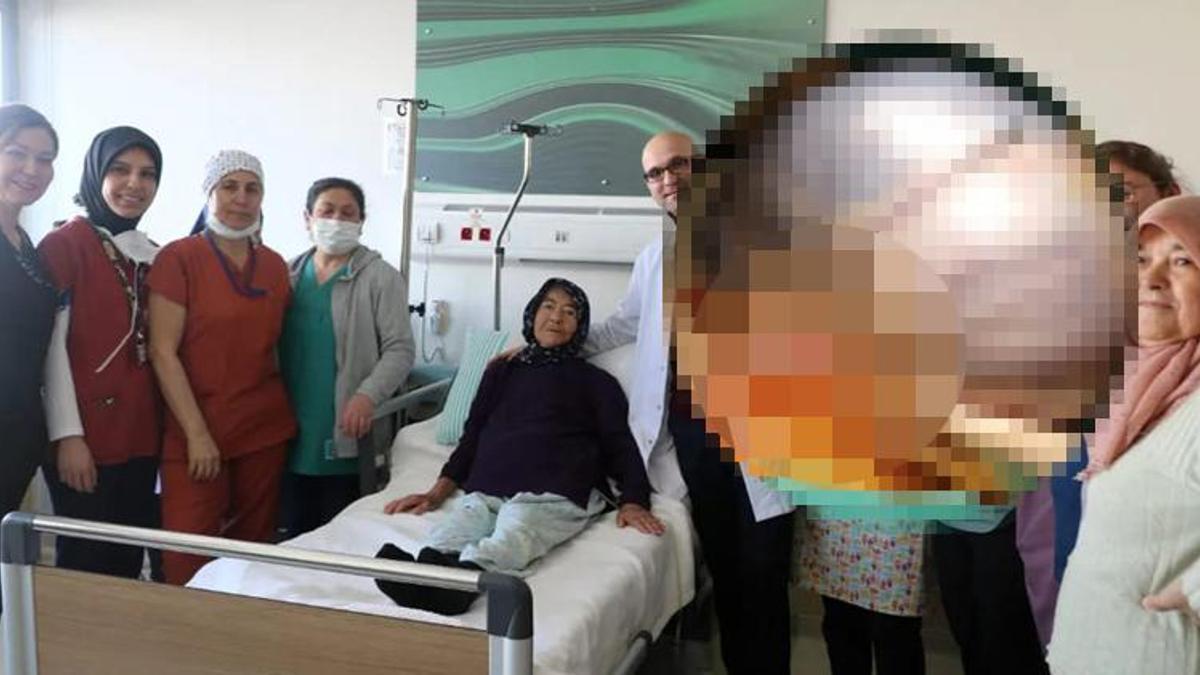 Karın ağrısıyla hastaneye gitti, karnından 35 santimlik kitle çıktı
