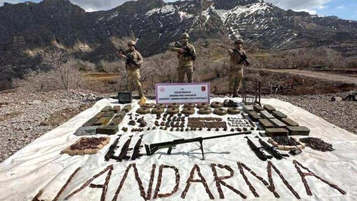 "Eren Abluka Sonbahar Kış-26 Operasyonu"nda mühimmat ve patlayıcı ele geçirildi