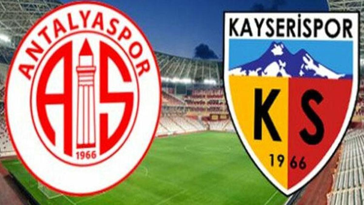 Antalyaspor Kayserispor maçı canlı izle! Antalyaspor Kayserispor maçını hangi kanal veriyor, Antalyaspor Kayserispor maçı şifresiz mi?