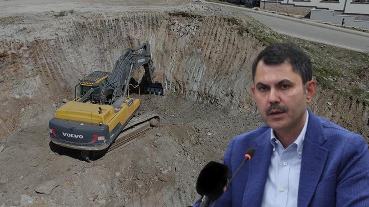 Bakan Kurum paylaştı! Kahramanmaraş'ta konut yapımı için ilk kazma vuruldu