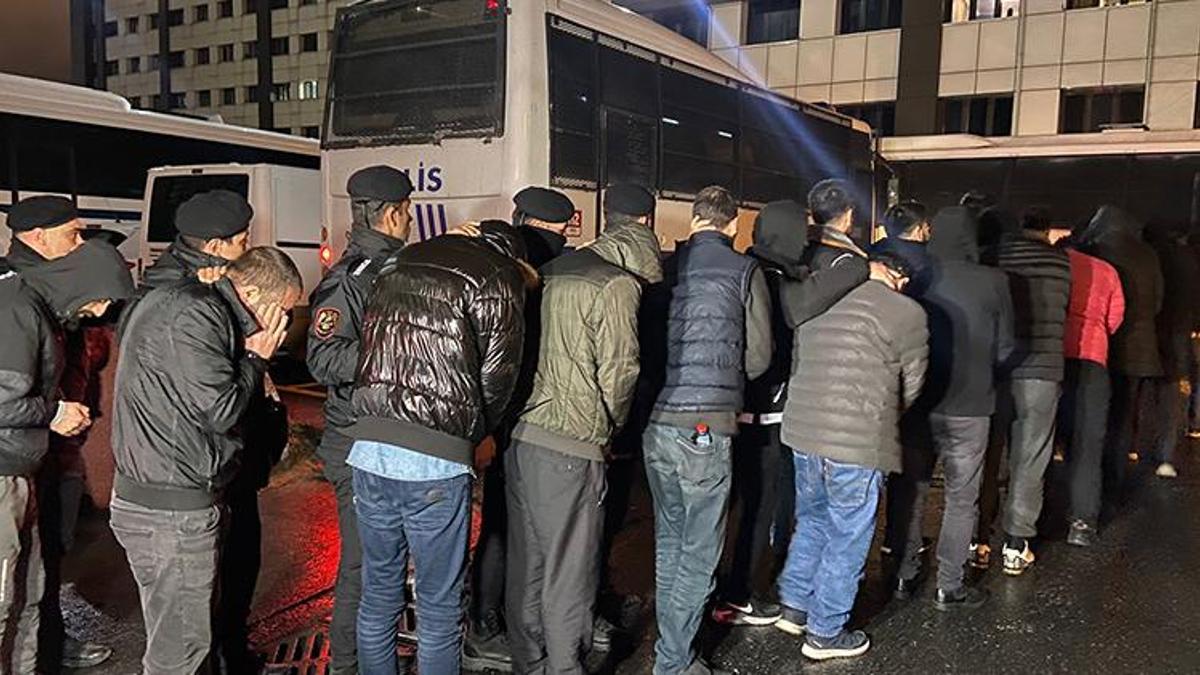 Kökünü Kurutma Operasyonu'nda gözaltına alınan 161 şüpheli adliyeye sevk edildi