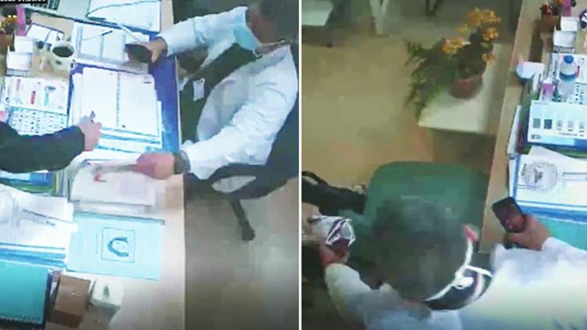 Doktordan rezalet hareket! Ameliyat öncesi görüntülendi: Çikolata sandım