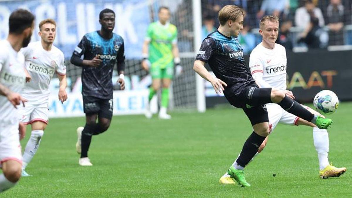 Adana Demirspor – Antalyaspor maçında 3 puan 2 golle geldi