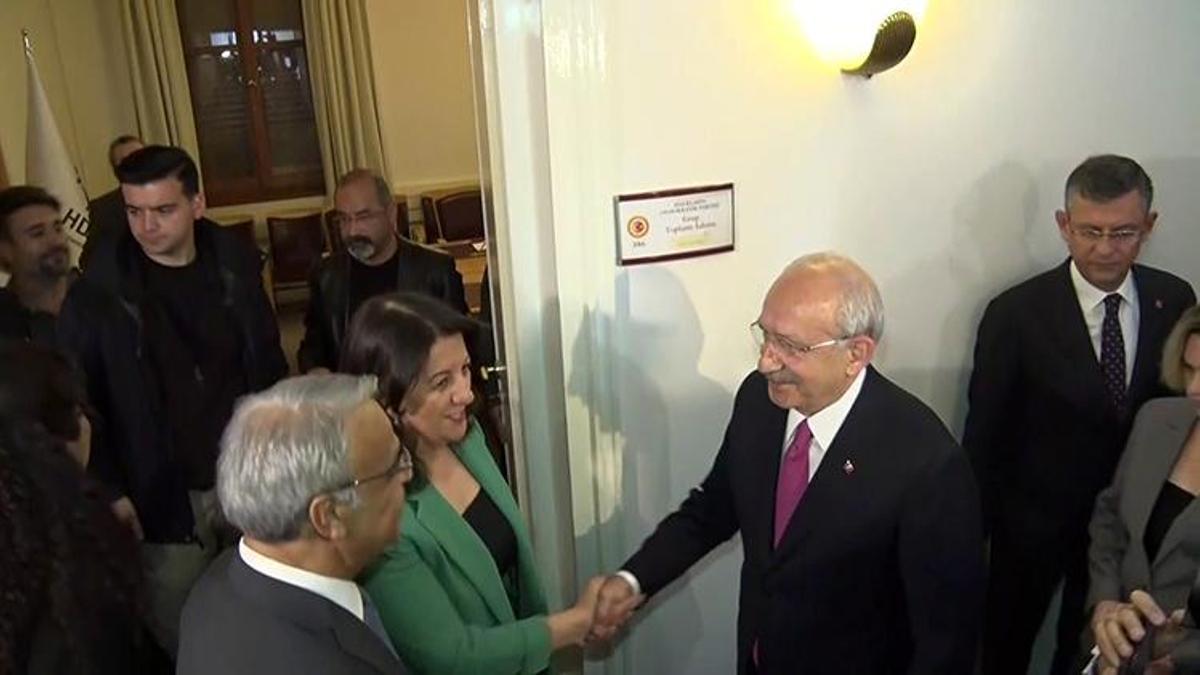 Kılıçdaroğlu - HDP heyeti ile görüştü