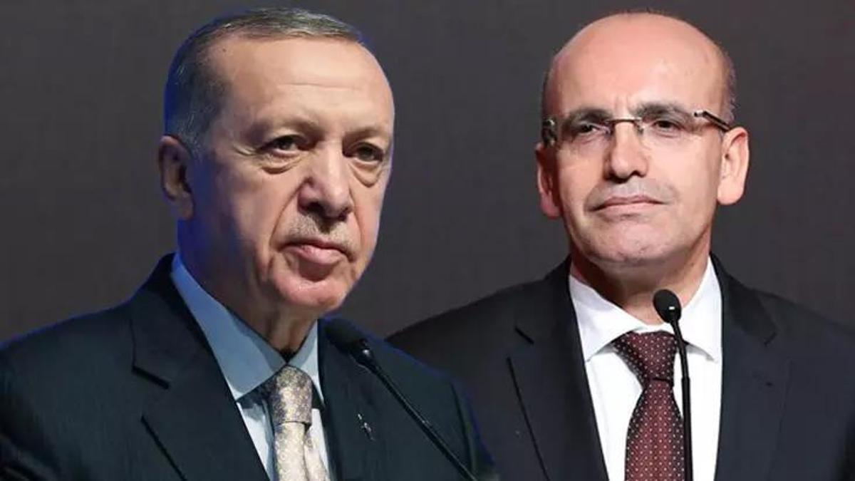 Cumhurbaşkanı Erdoğan, Mehmet Şimşek ile görüştü