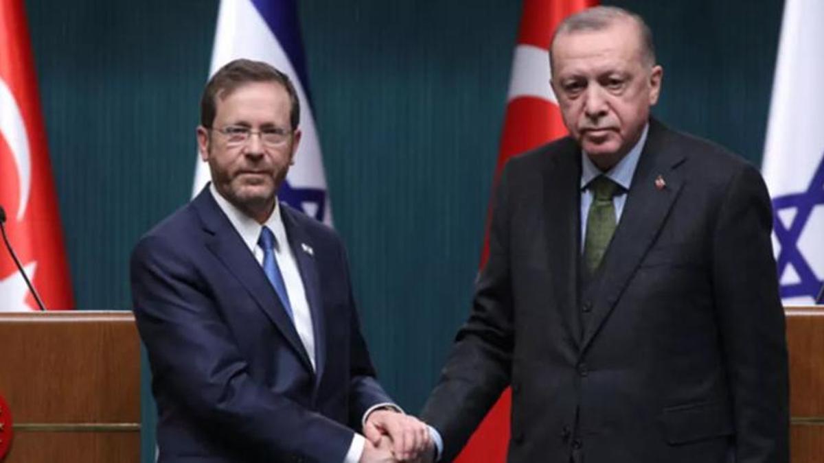Cumhurbaşkanı Erdoğan, İsrail Cumhurbaşkanı Herzog ile görüştü