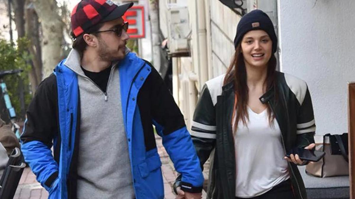 Çiçeği burnunda aşıklar Burak Dakak ve Leyla Tanlar'ın kahve keyfi!