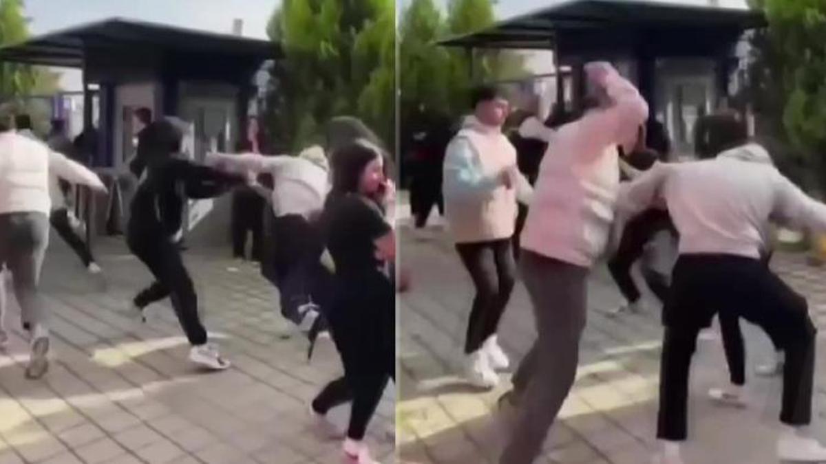 Tuzla'da liseli gençlerin tekmeli yumruklu kavgası: 2 yaralı