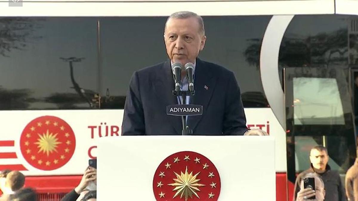 Cumhurbaşkanı Erdoğan: Deprem bölgesinde toplam 650 bin konut inşa edilecek