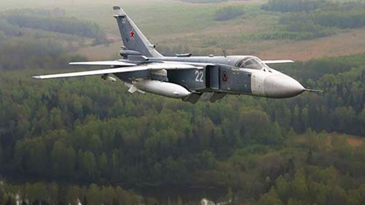 Bahmut’ta Su-24M bombardıman uçağı düşürüldü