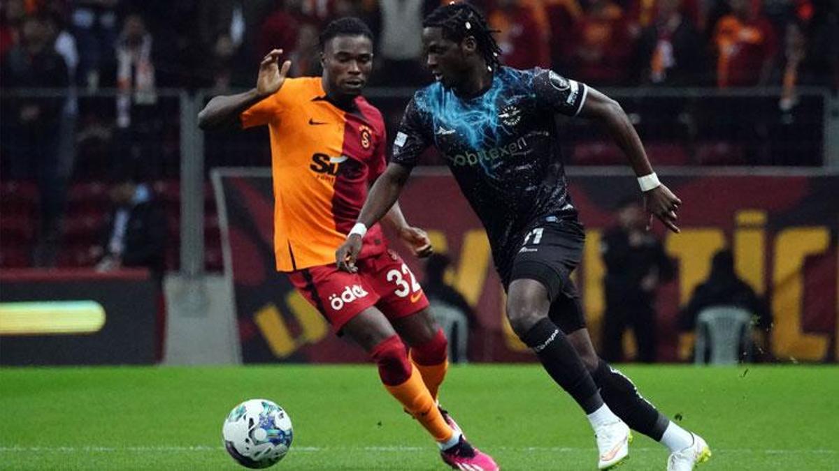 Süper Lig'de 3 puan mücadelesinde Galatasaray ile Adana Demirspor'u 2 golle geçti