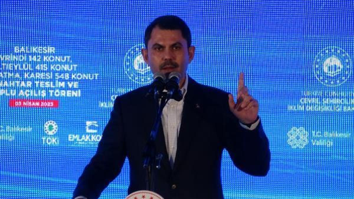 Bakan Kurum: 11 ilimizde 70 bin konutumuzun yapım sürecini başlattık