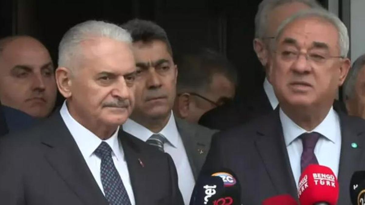 AK Parti'den DSP'ye ziyaret! Binali Yıldırım: Seçimlerde beraber yol yürüme teklifini yaptık