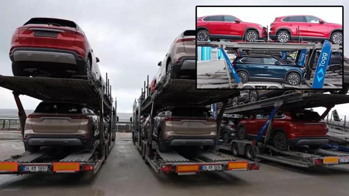 Seri üretim TOGG'larla ilgili yeni paylaşım! Sevkiyatlar başladı