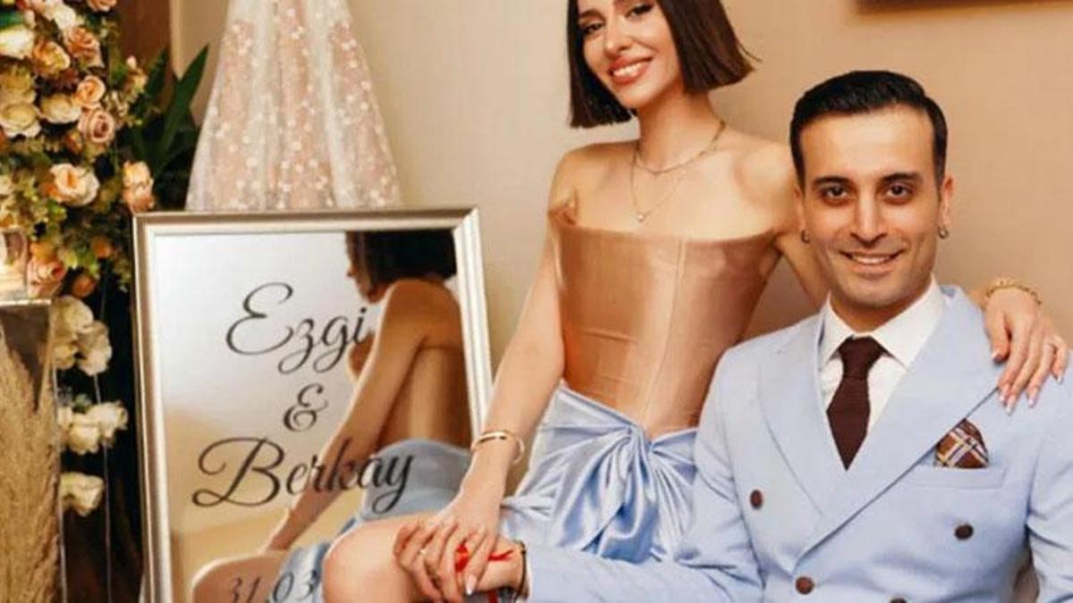 Oyuncu Berkay Tulumbacı ile şarkıcı Ezgi Gergin nişanlandı