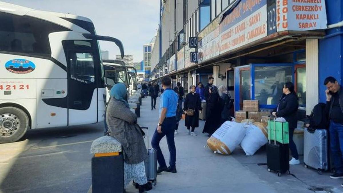 İstanbul'da Ramazan Bayramı öncesi otogarlarda son durum