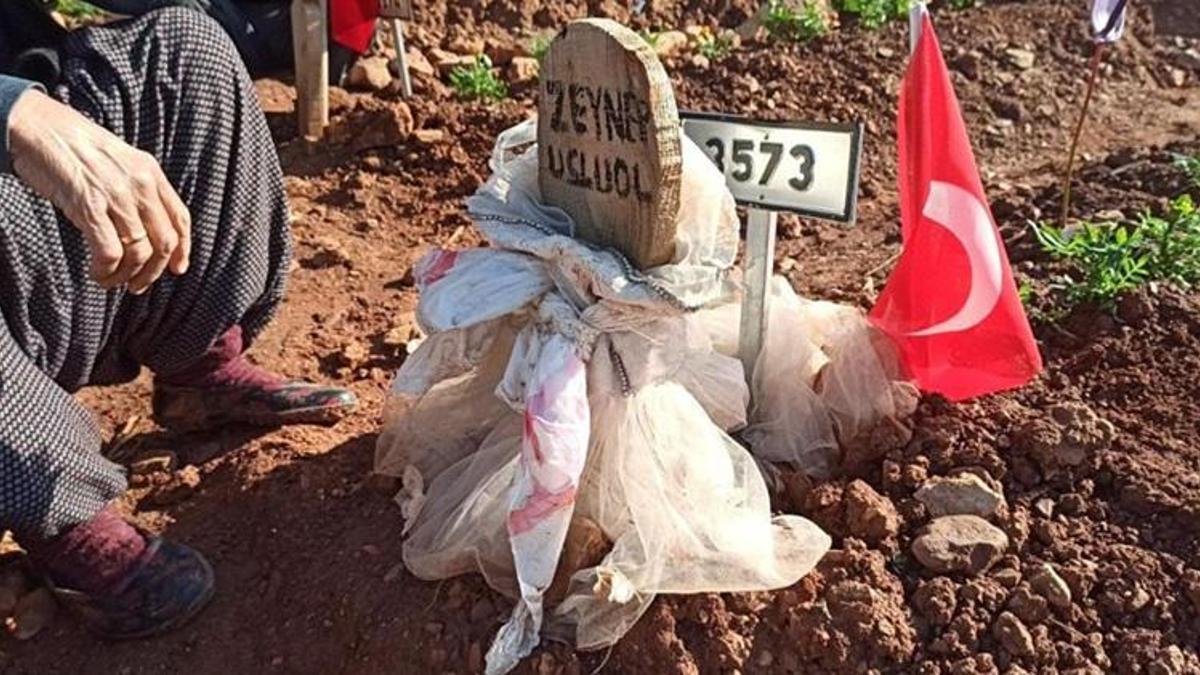 Mezarlıkta kahreden detay! Beyaz duvağın sırrı ortaya çıktı