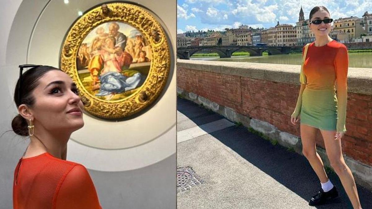 Hande Erçel İtalya tatilinden yeni kareler paylaştı!