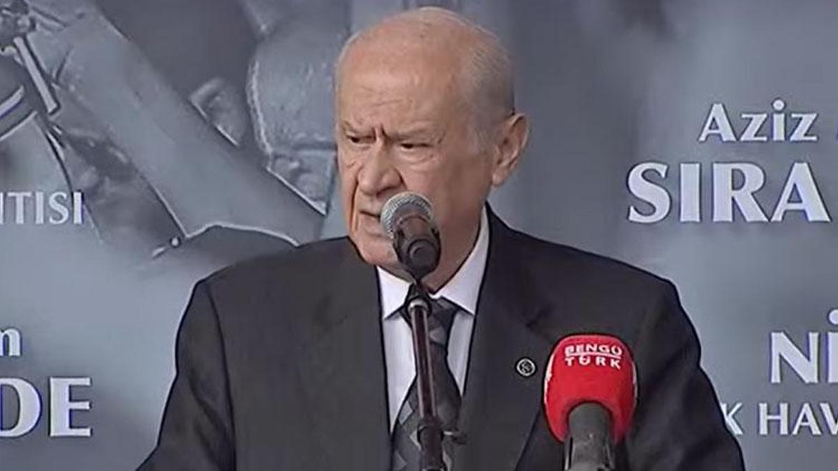 Devlet Bahçeli Niğde'de: Çözülmesi gereken ilk sorun muhalefet sorunudur