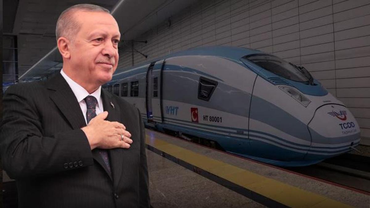 Cumhurbaşkanı Erdoğan'dan hızlı tren müjdesi! Mayıs sonuna kadar ücretsiz