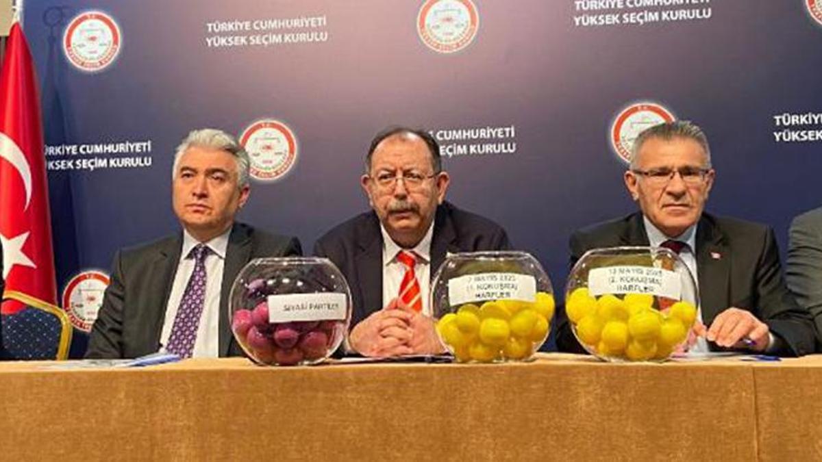 Cumhurbaşkanı adaylarının propaganda konuşmasının sırası belirlendi