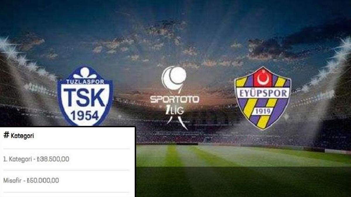 Tuzlaspor - Eyüpspor maçı Şampiyonlar Ligi finalinden pahalı!