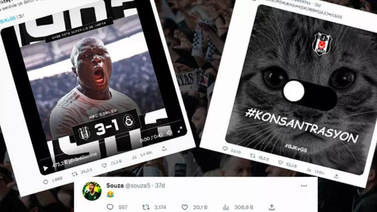 Beşiktaş'tan Galatasaray'a derbi göndermesi!