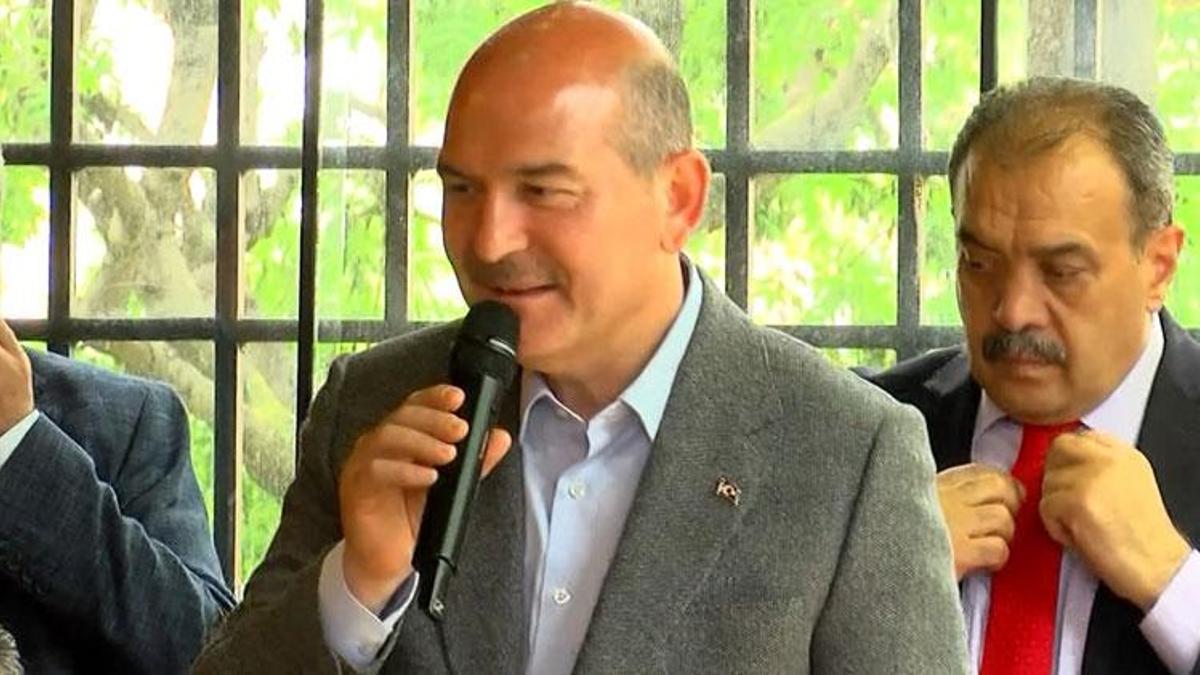 Süleyman Soylu: PKK'nın yaptığı zafer işaretini yaptılar