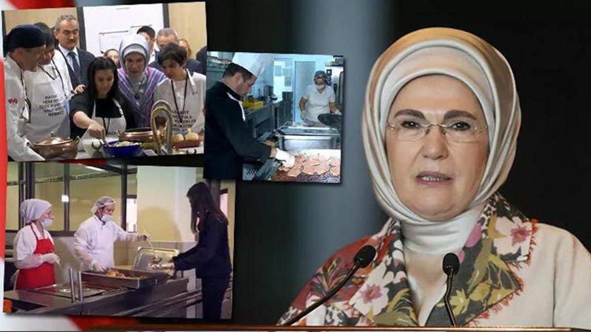 'Okulumda Sağlıklı Besleniyorum' projesiyle ilgili Emine Erdoğan'dan açıklama