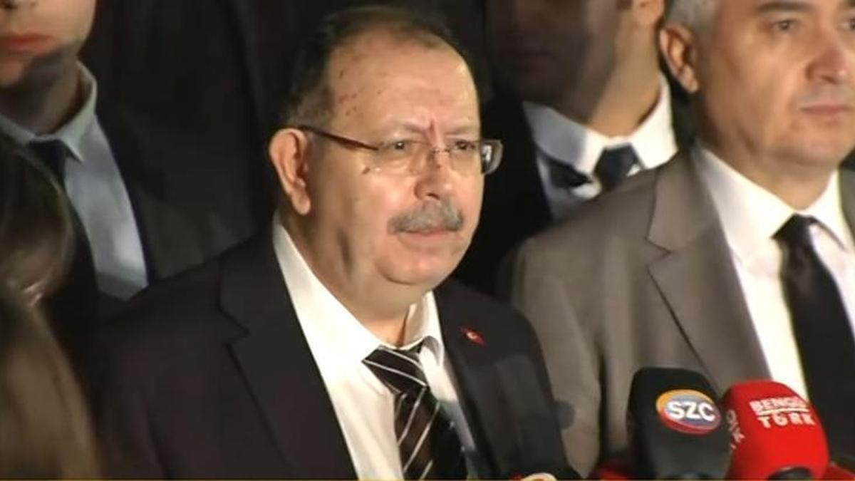 YSK Başkanı Yener sisteme girilen sandık sayısını açıkladı
