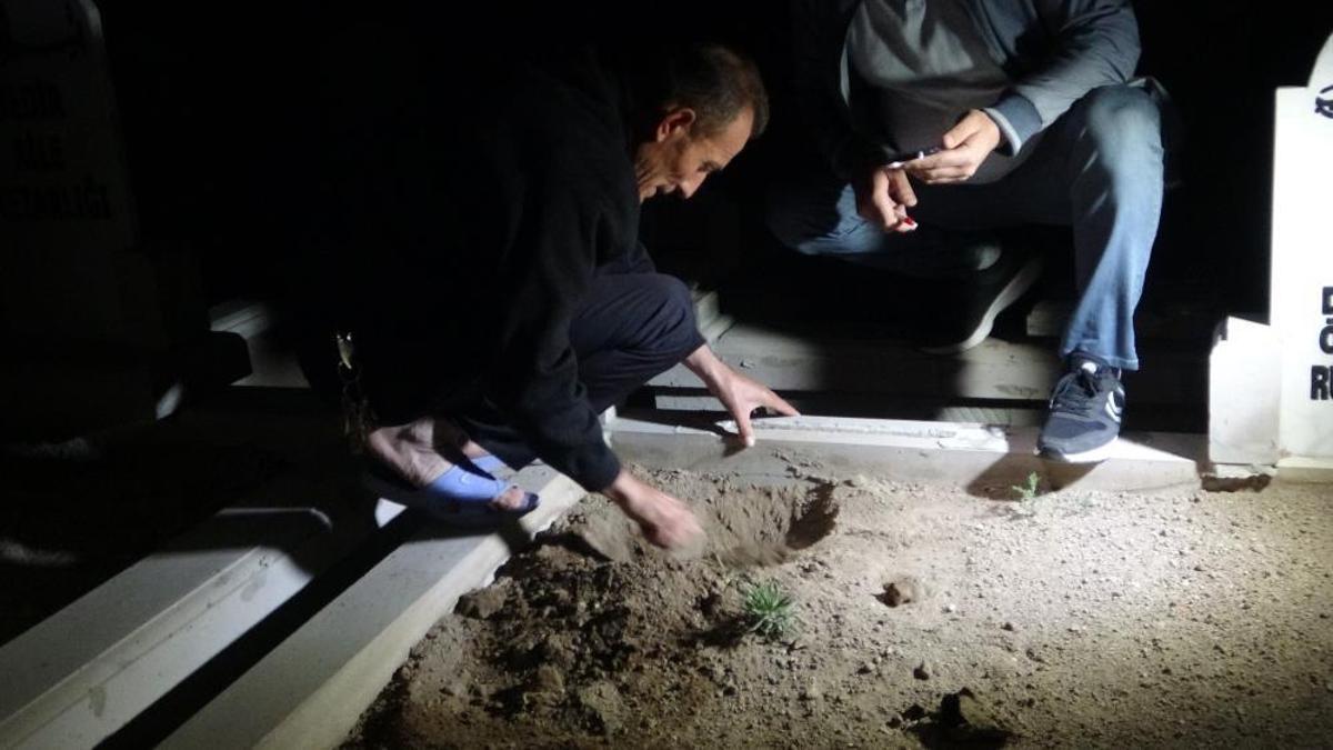 Mezarlıkta bir garip olay: "İnsan kemiği" dedi, hayvan kemiği çıktı