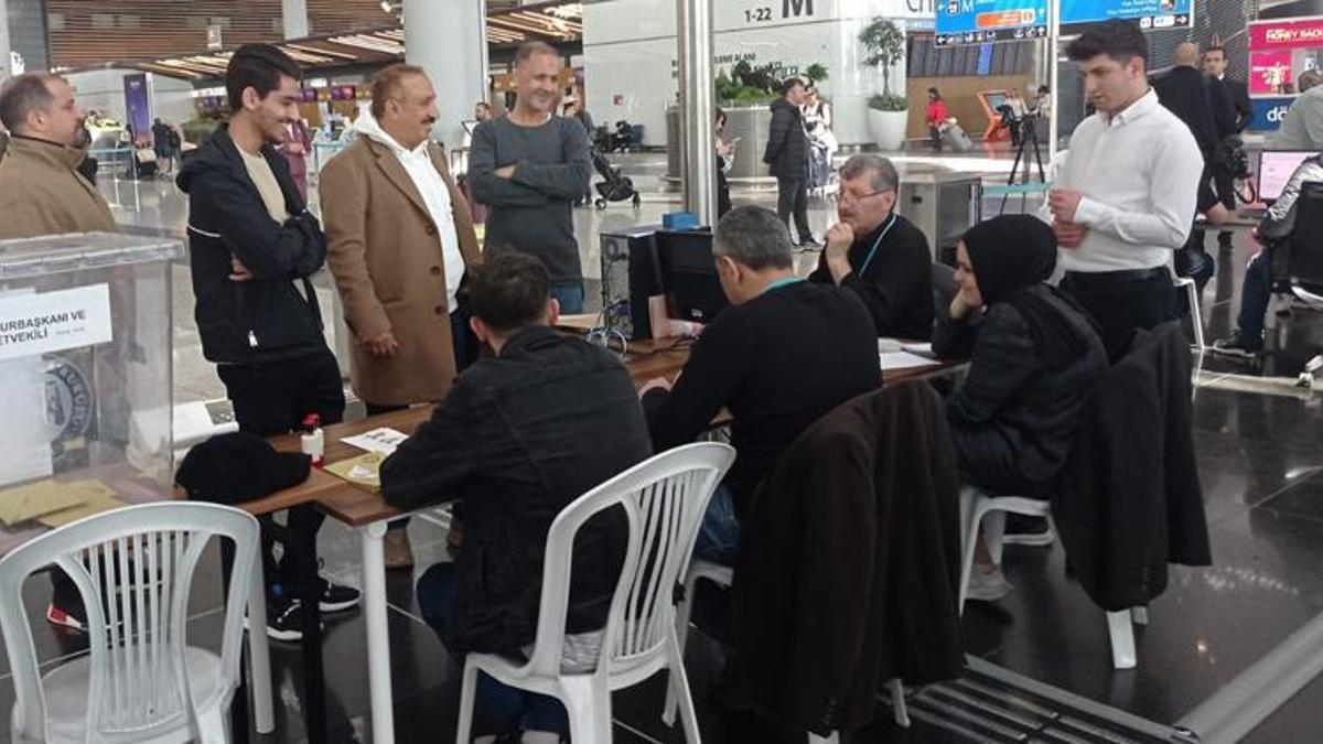 İstanbul Havalimanı'nda kullanılan oyların oranları