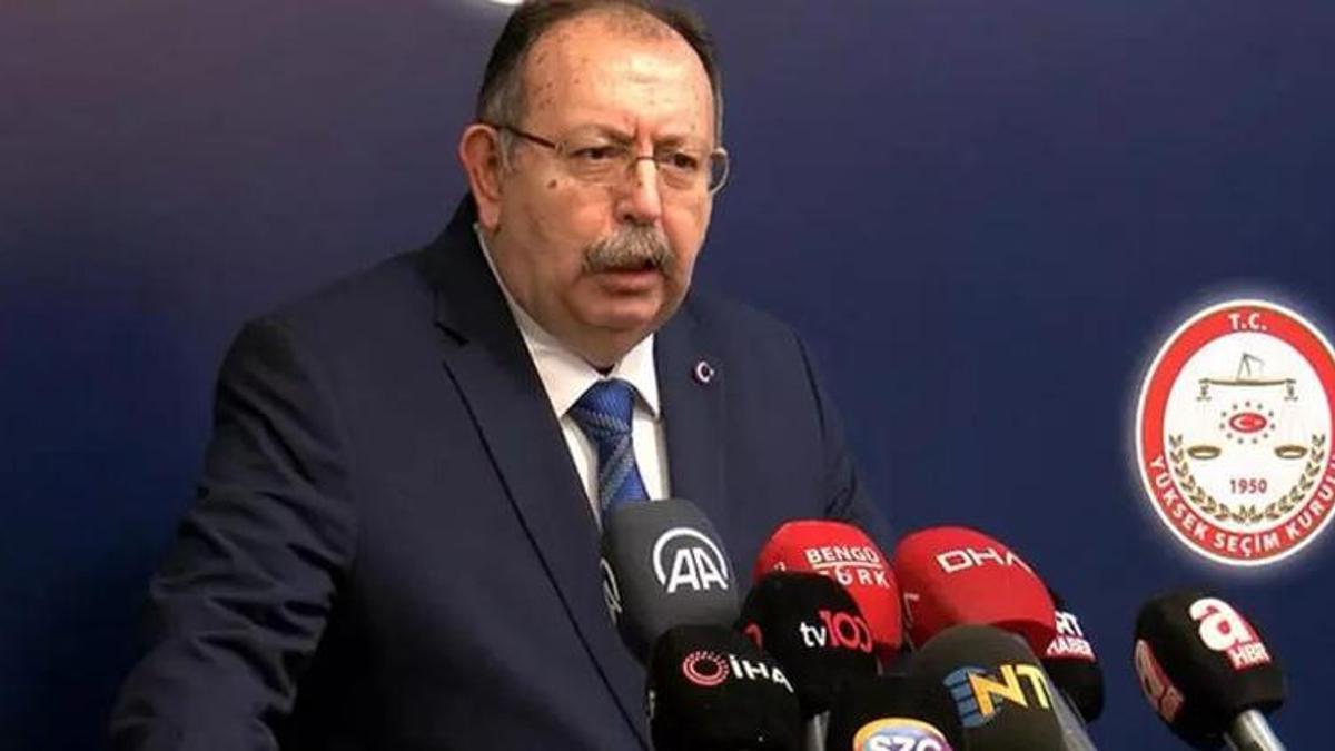 YSK Başkanı'ndan seçim sonuçlarına ilişkin yeni açıklama