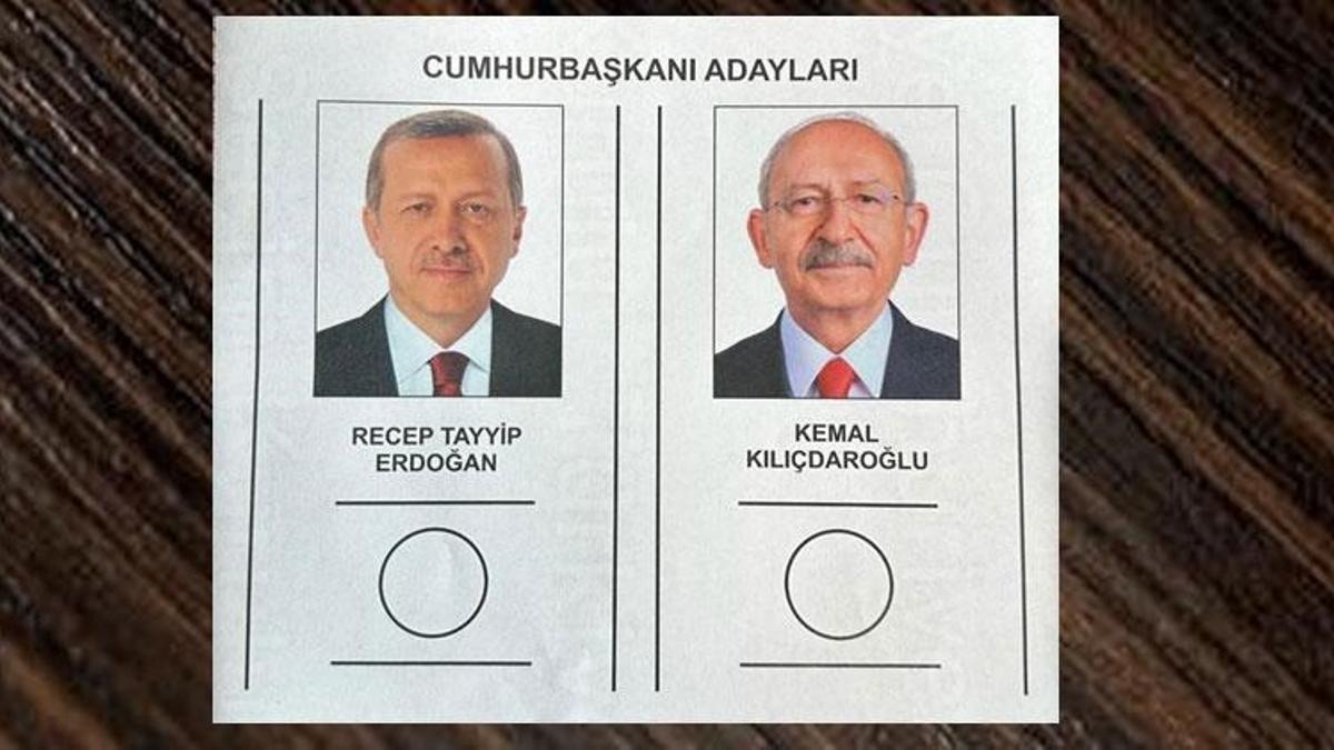 İşte ikinci turda kullanılacak oy pusulasının örneği
